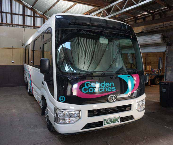 Cobden Coaches Toyota Coaster 9